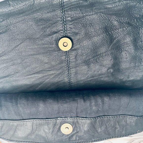 Black Leather Purse - Picture 3 of 5